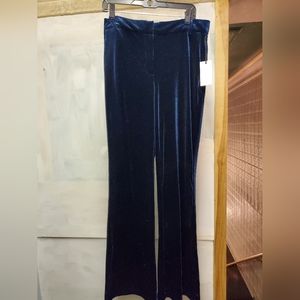 Velour dress pants